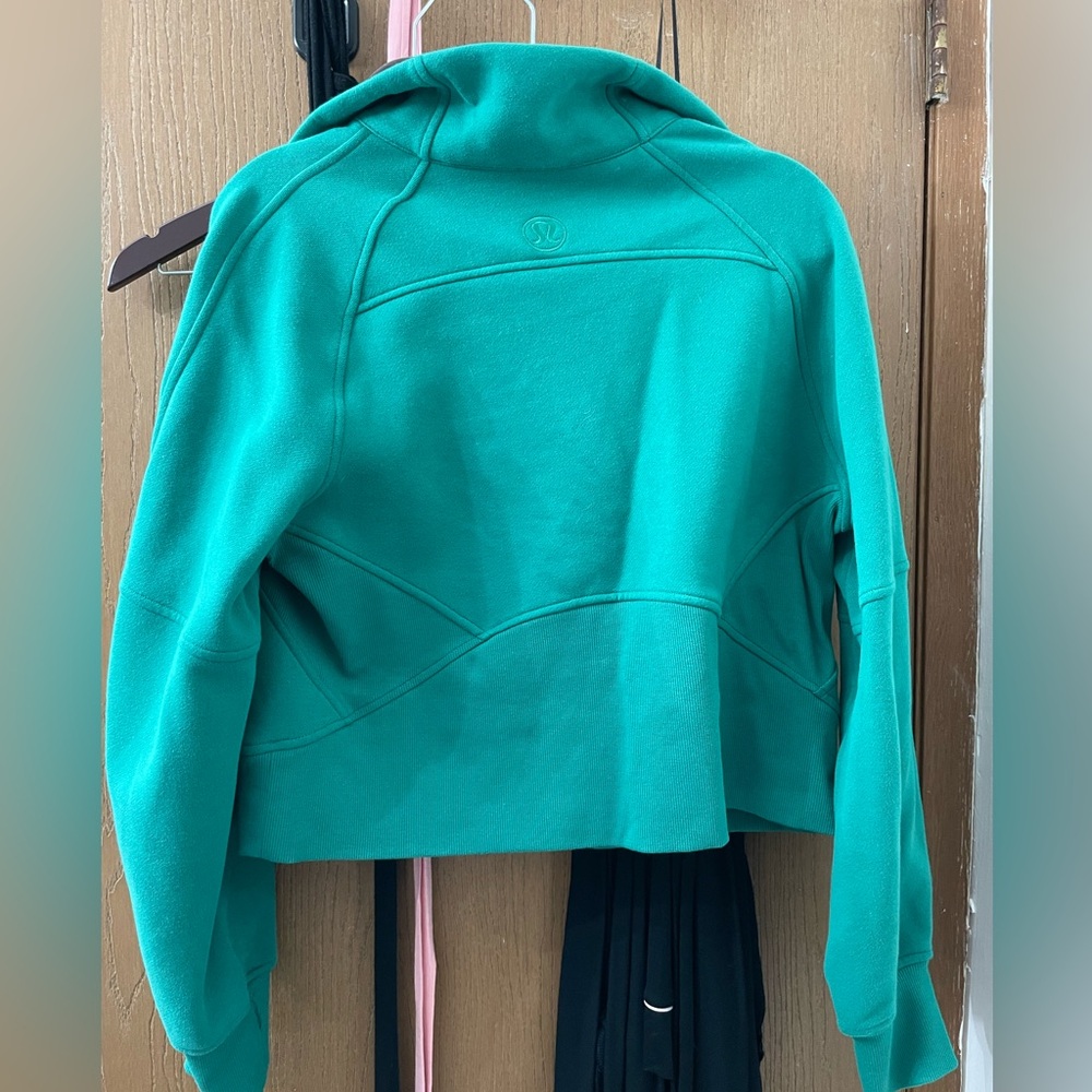 Lululemon Cascadia Green Scuba Half-Zip XS/S - Picture 3 of 3